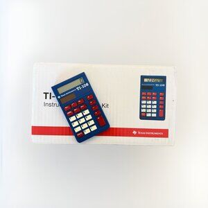 Texas Instruments TI-108 Elementary School Calculator Box Of 10. Tested Working